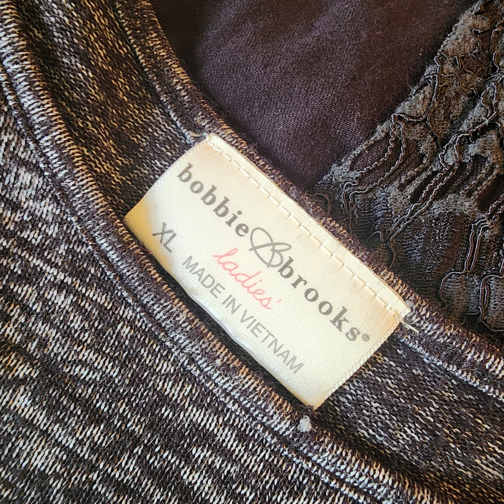 🔴 Bobbie Brooks Gray Relaxed T-Shirt - Picture 4 of 5